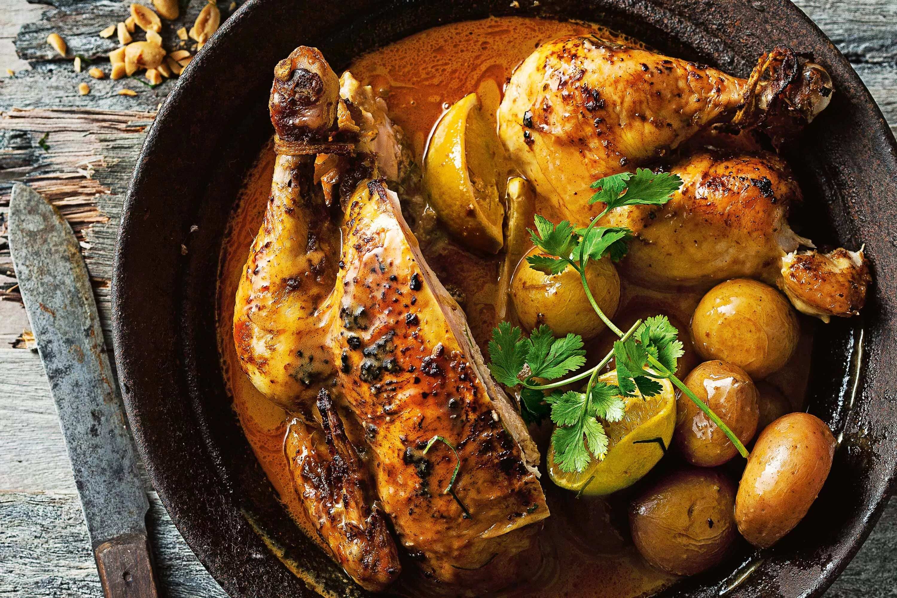 How to make Massaman Roast Chicken Recipe