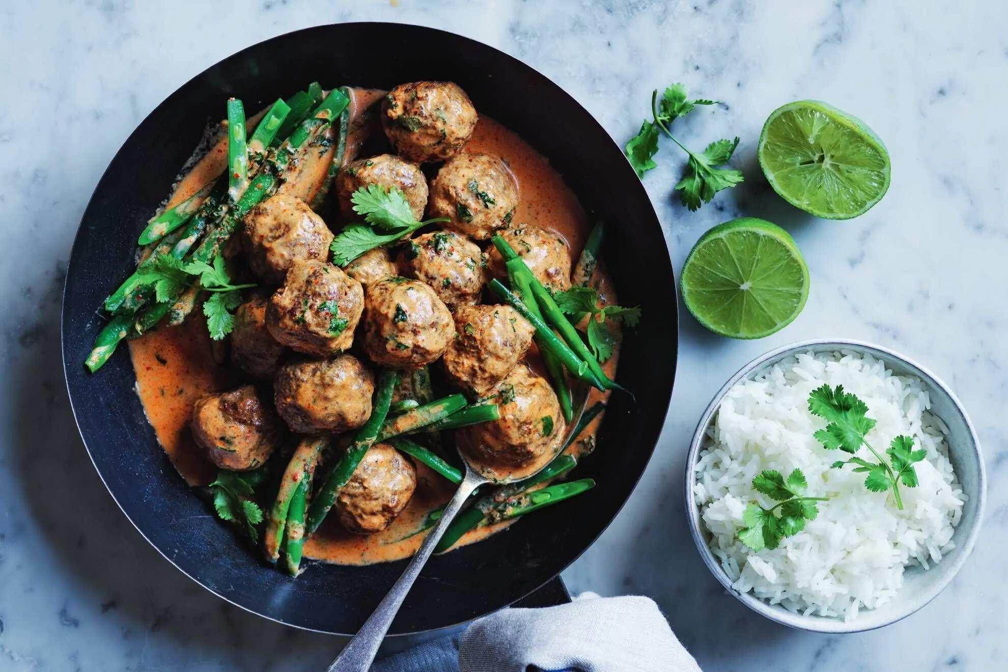 How to make Panangstyle Meatball Curry Recipe