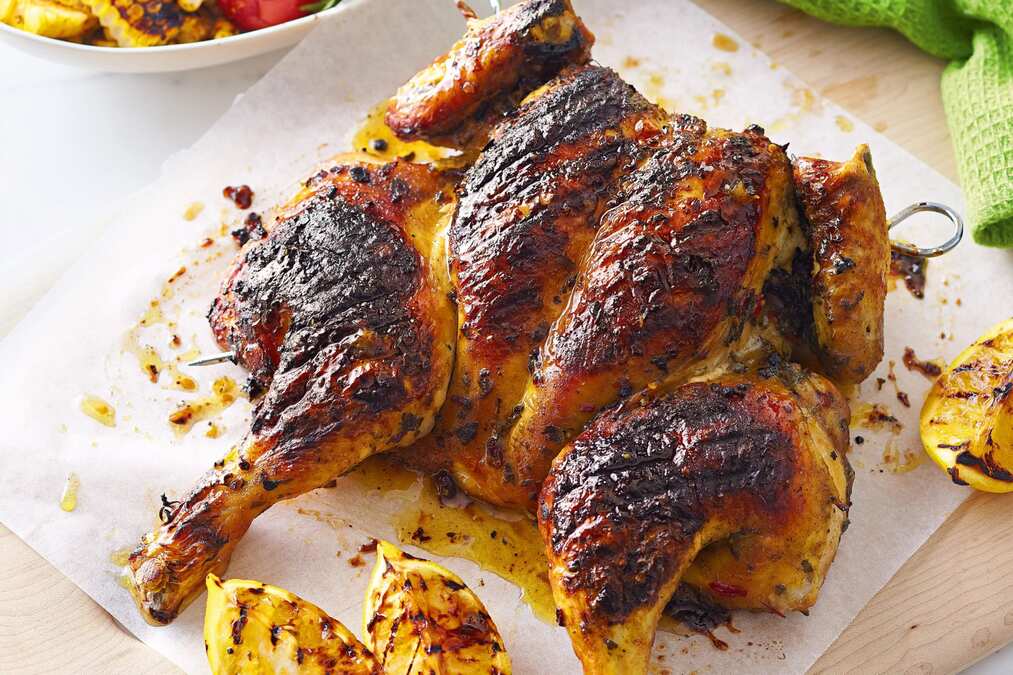 Portuguese-Style Chicken With Warm Corn Salad