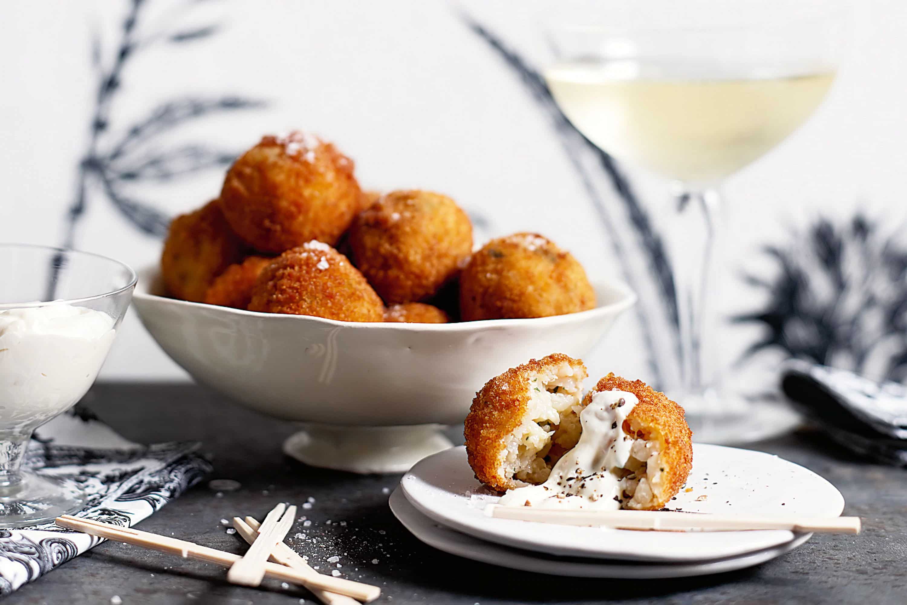 How to make Prawn And Lemon Arancini Recipe