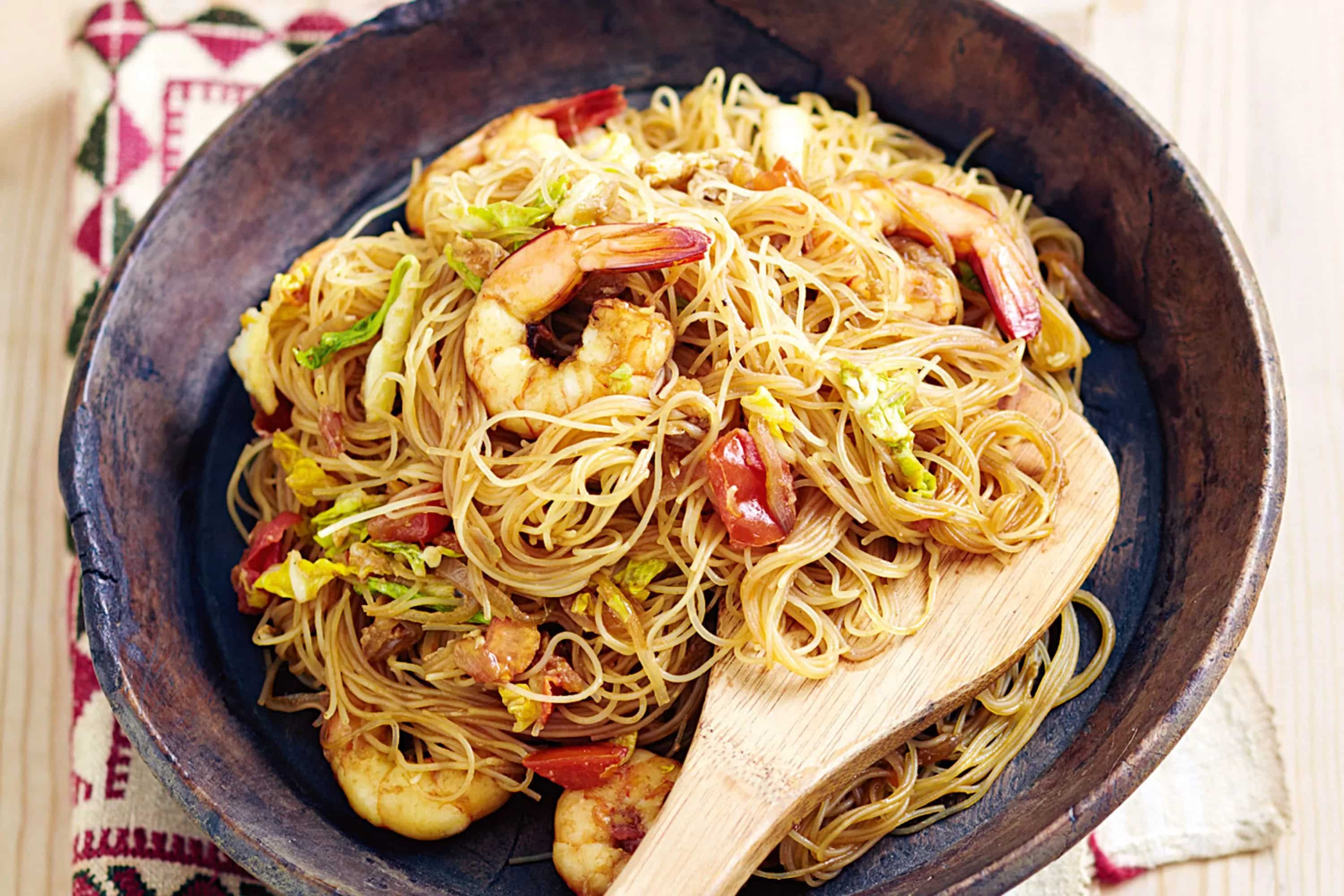How to make Prawn And Rice Noodles Recipe