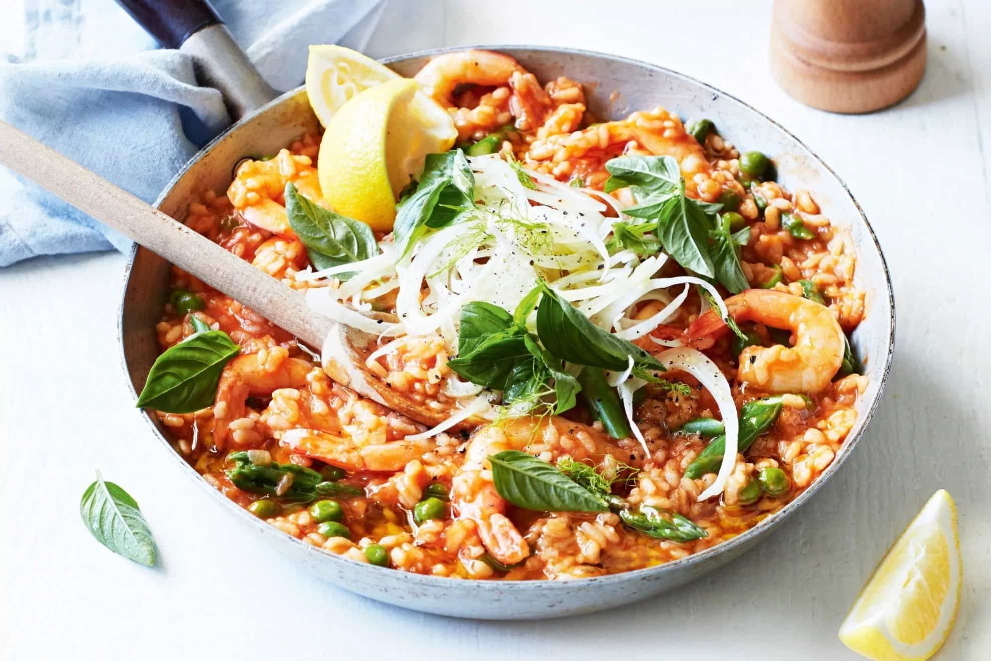 Prawn Rissotti How to make Prawn And Tomato Risotto Recipe