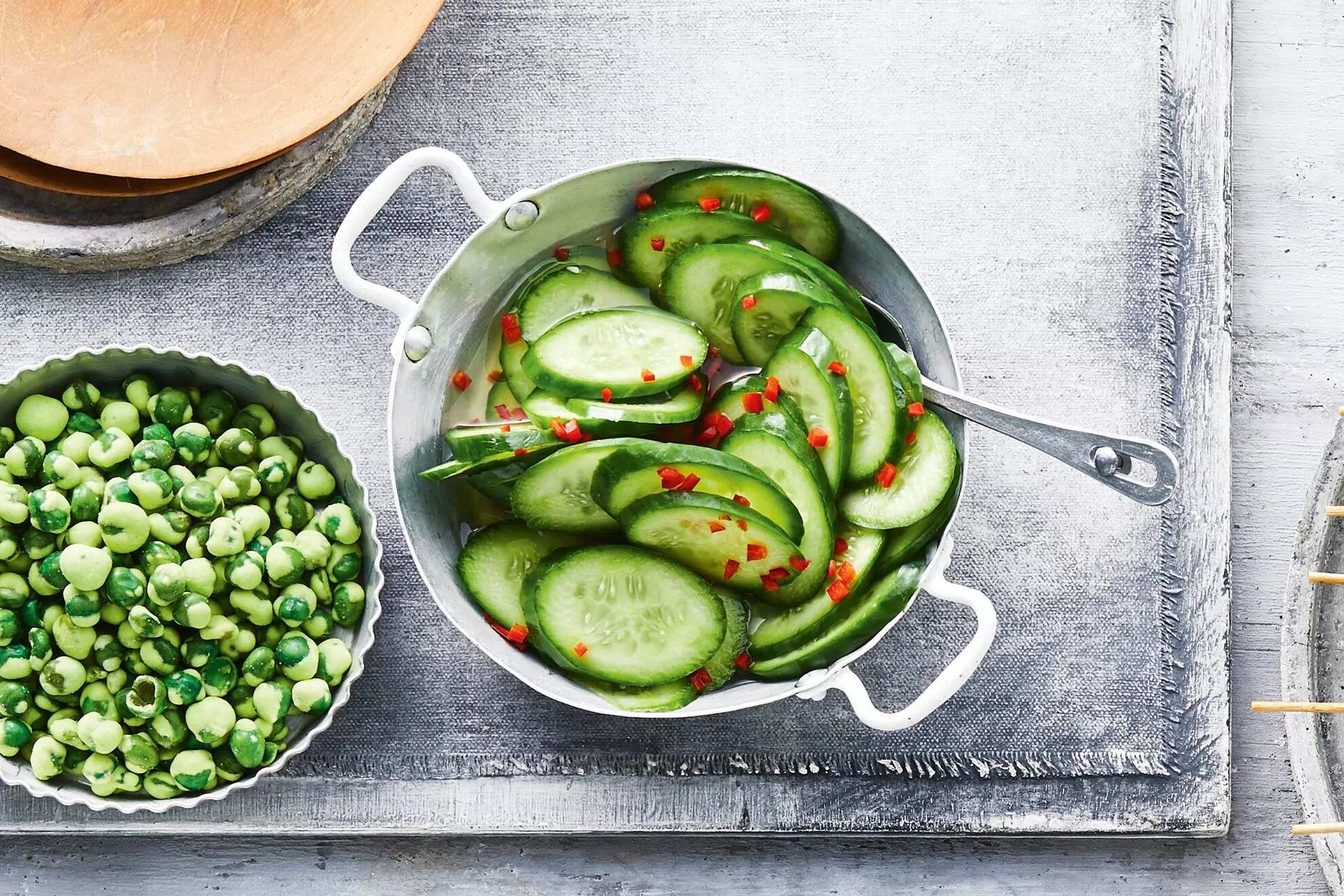 How to make Quick Cucumber Chilli Pickle Recipe