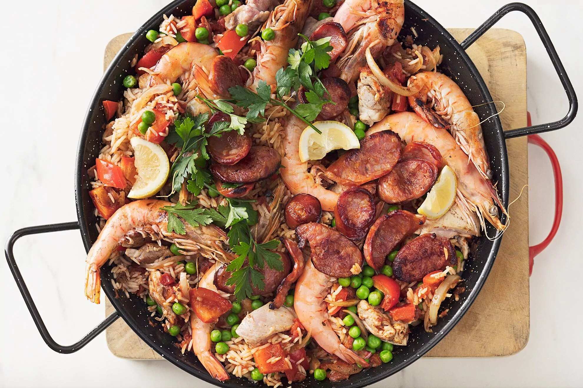 How to make Quick Prawn And Chorizo Paella Recipe