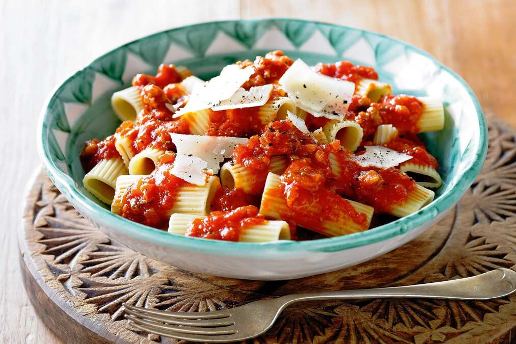Rigatoni With Campidano Sauce & Pecorino