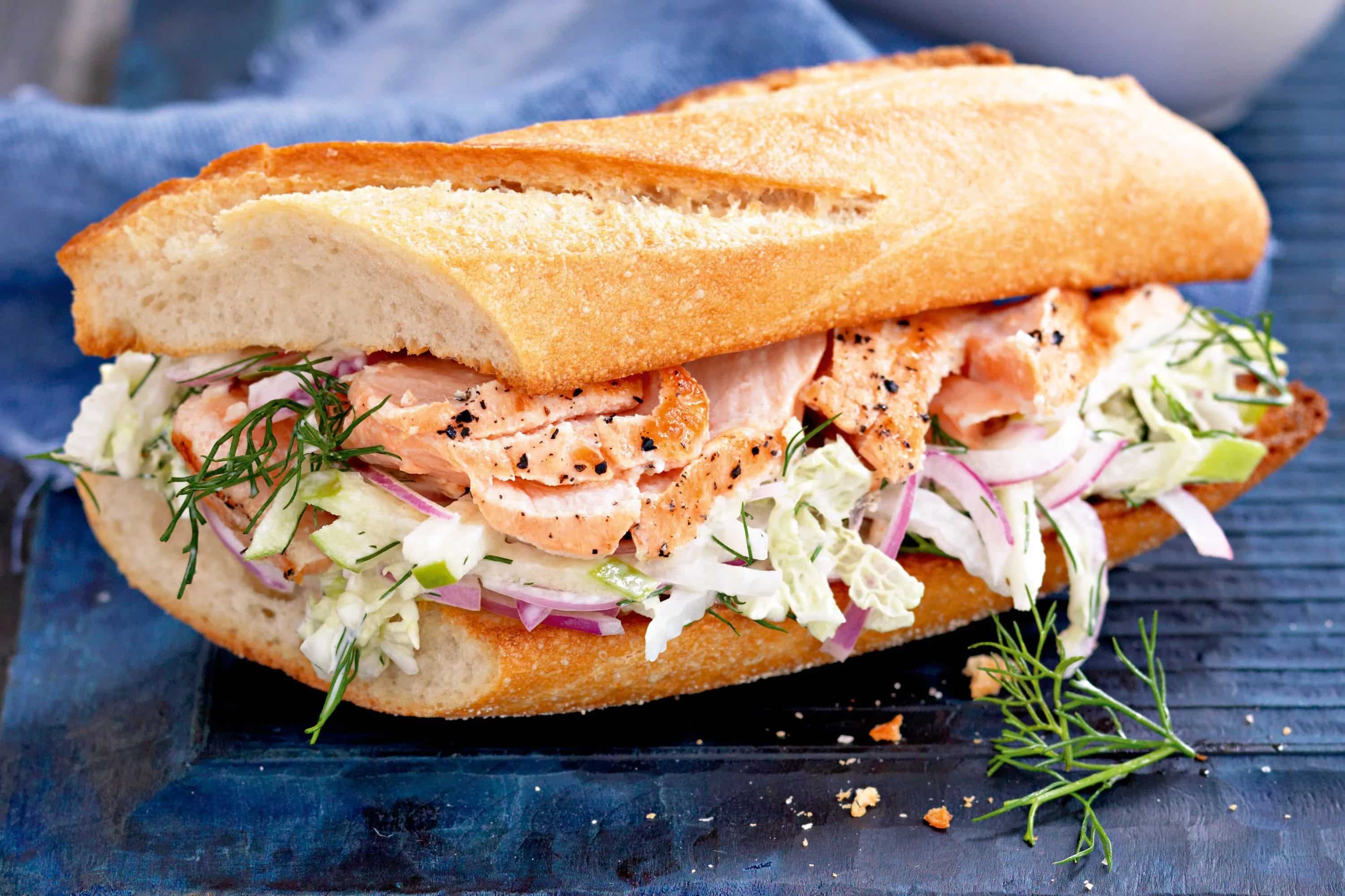 How to make Salmon Burger With Wombok & Apple Remoulade Recipe