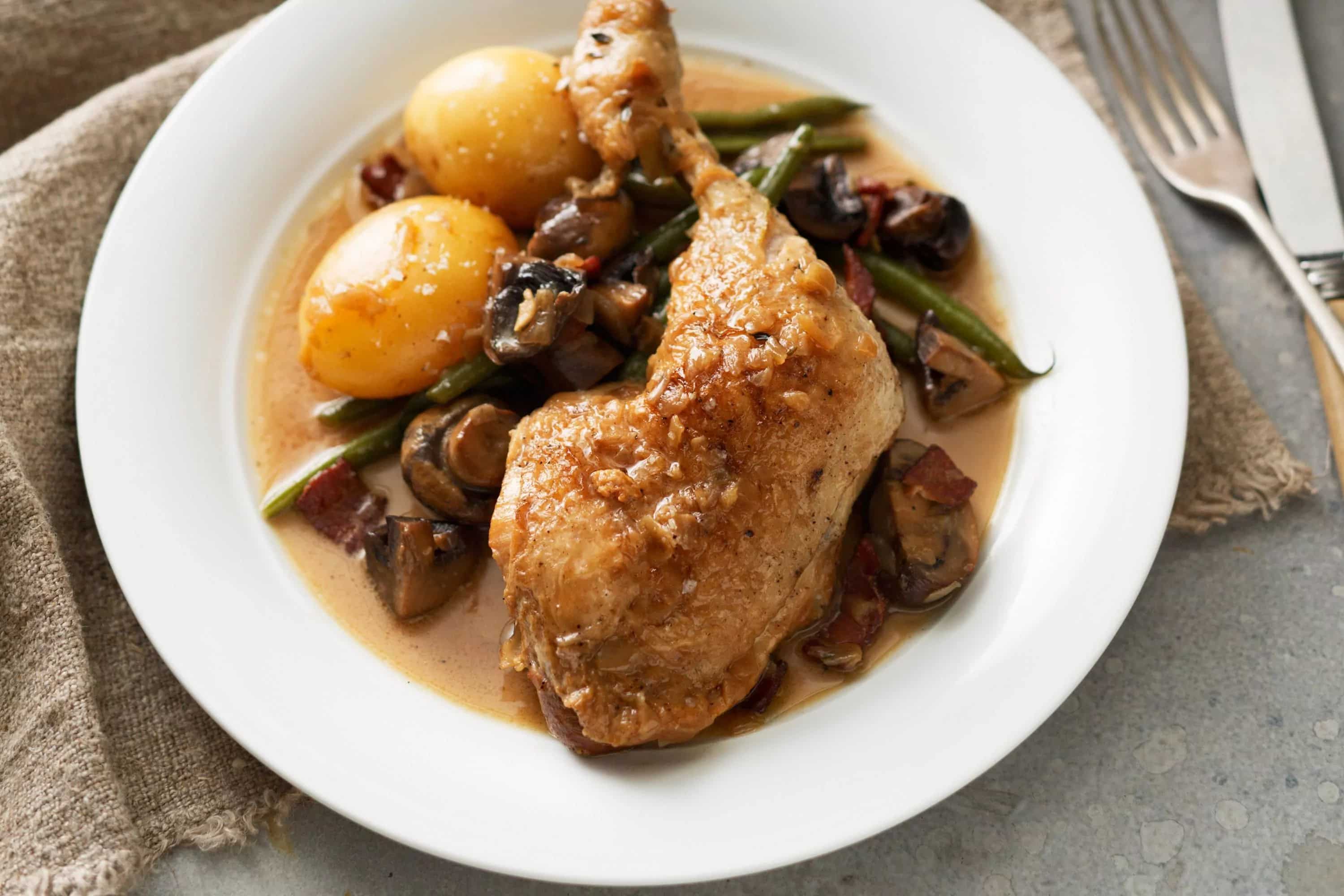 How to make Slowcooker Chicken Maryland And Mushroom Stew Recipe