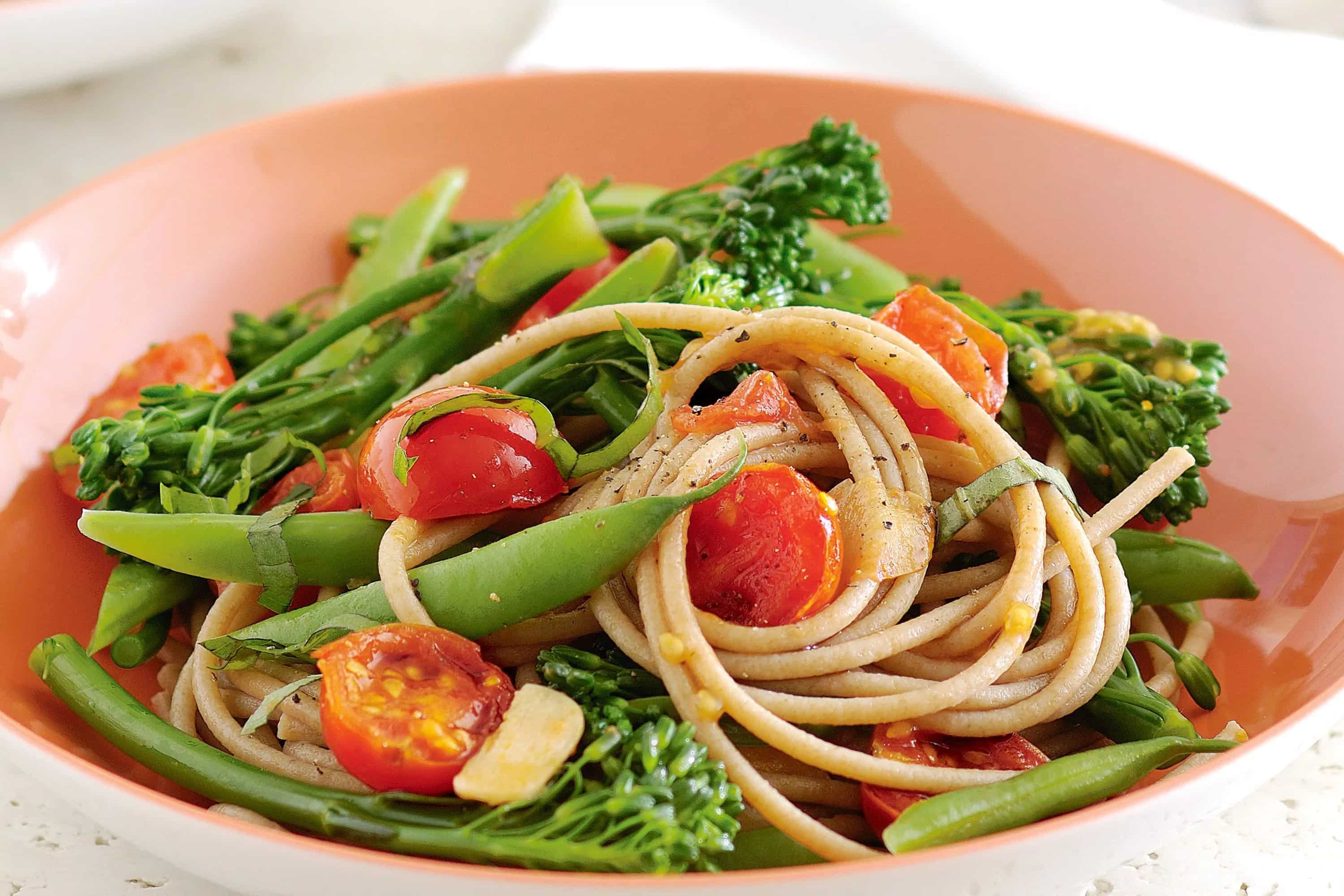 How to make Spaghetti With Broccolini And Cherry Tomatoes Recipe