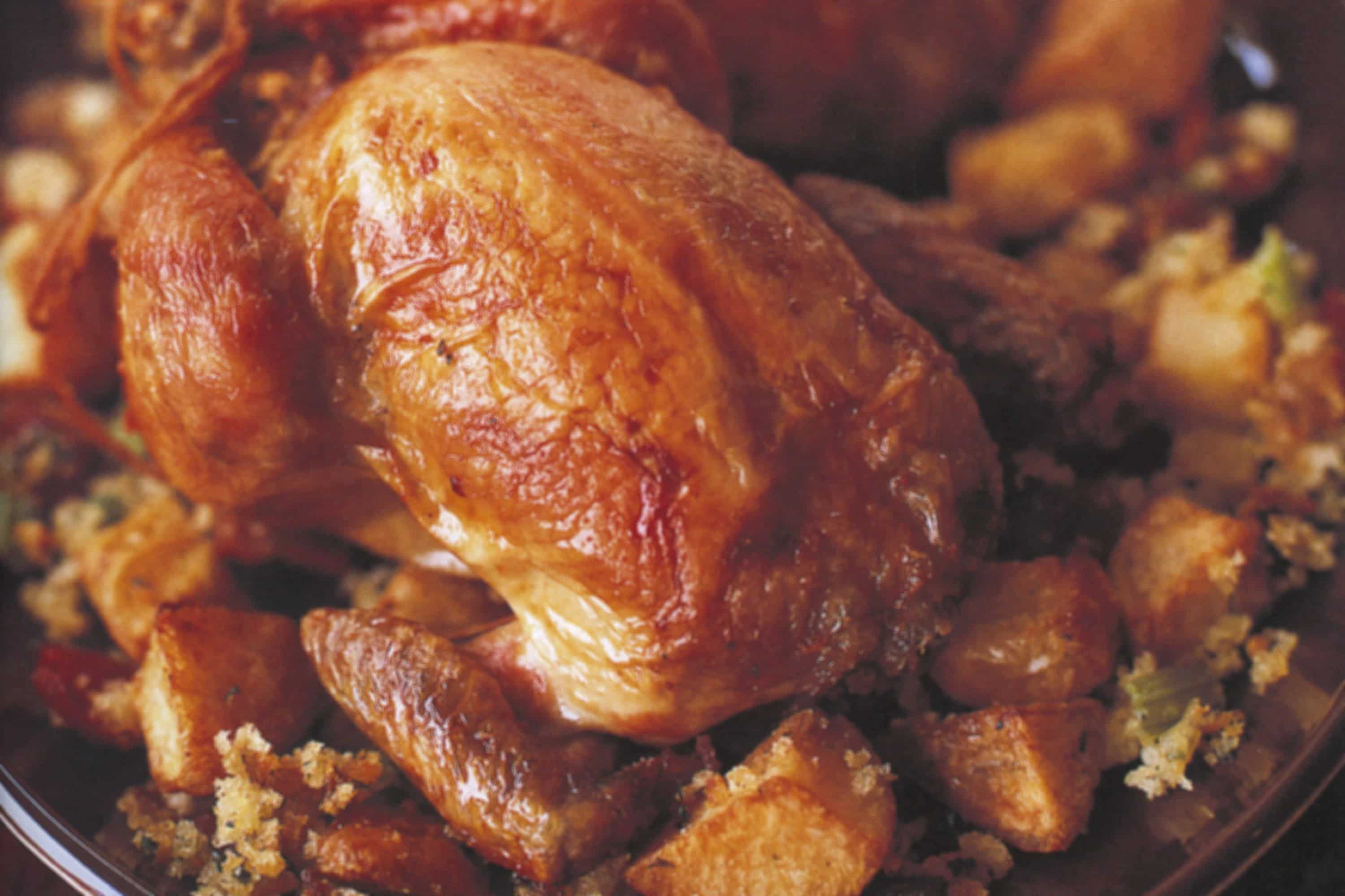 How to make Spatchcocks With Potato & Bacon Stuffing Recipe