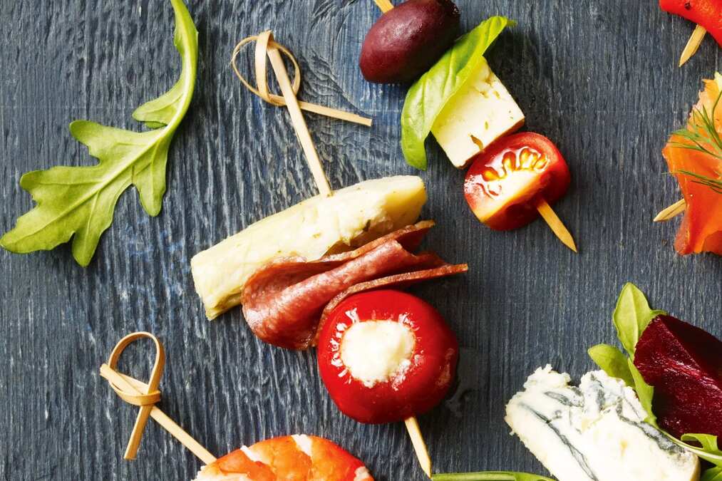 Stuffed Pepper And Salami Bites