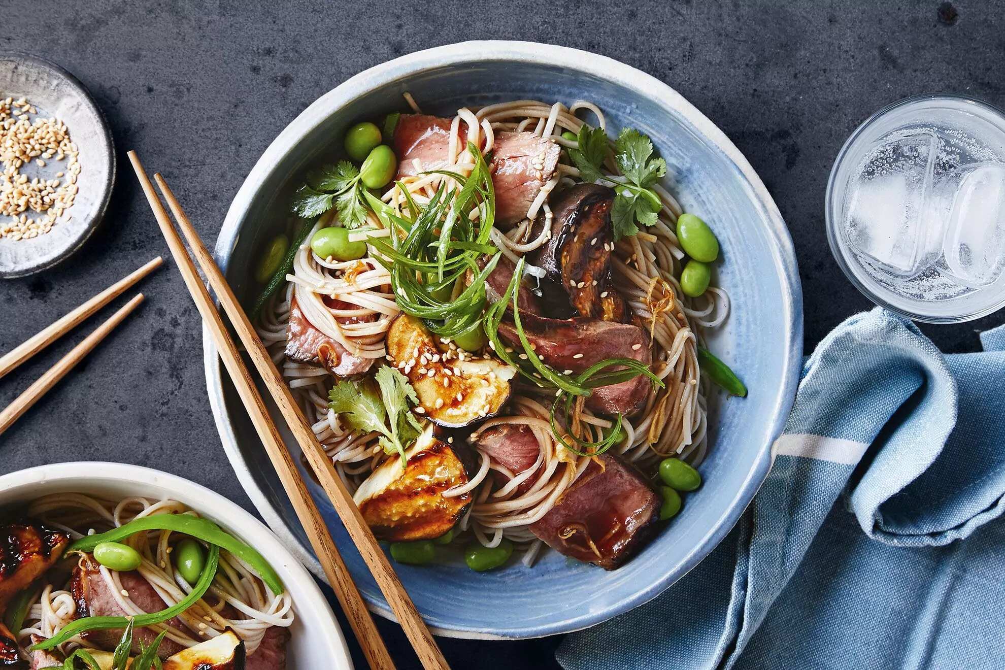 How to make Teriyaki Beef And Eggplant With Soba Noodles Recipe