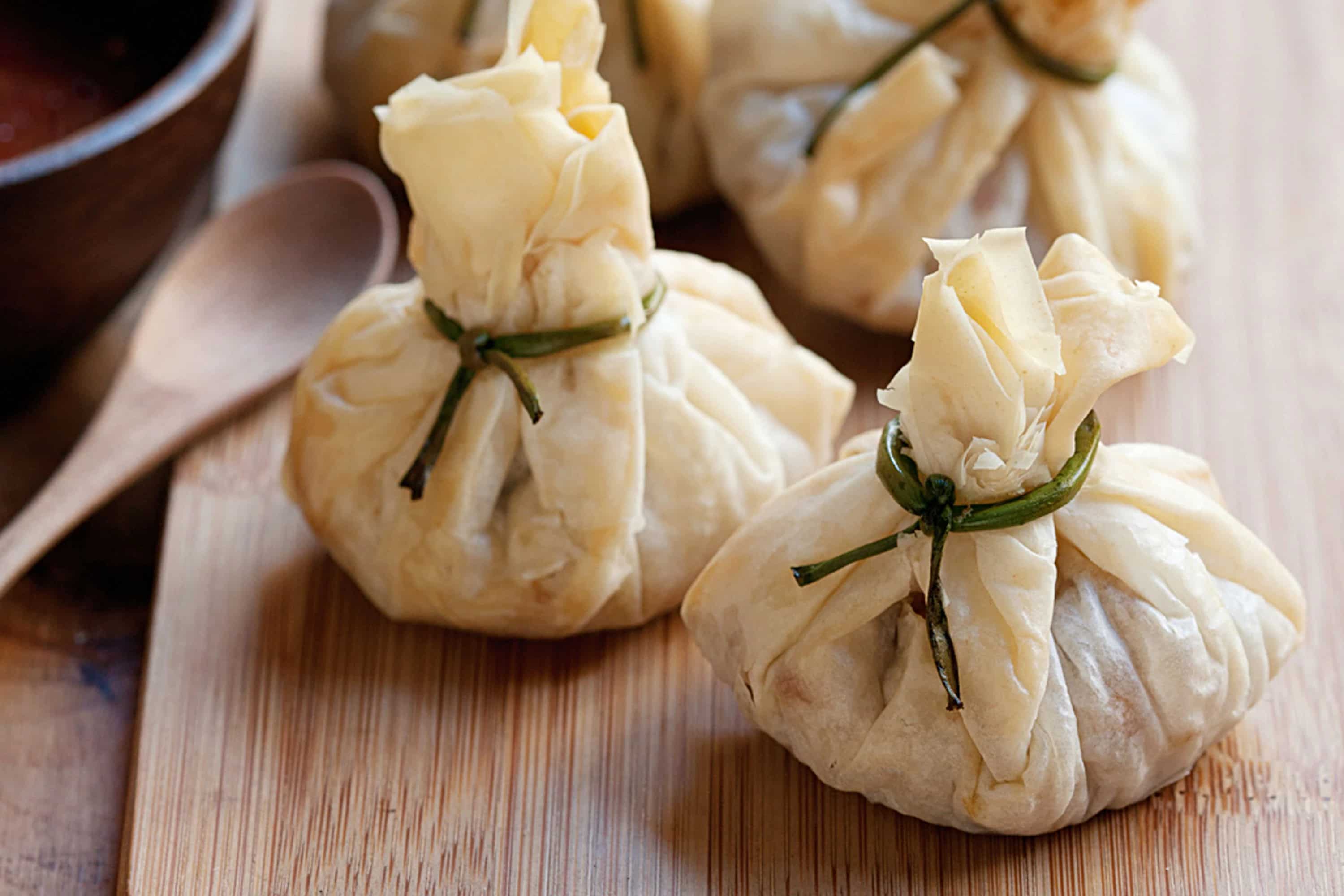 How to make Thai Pork And Chilli Money Bags Recipe