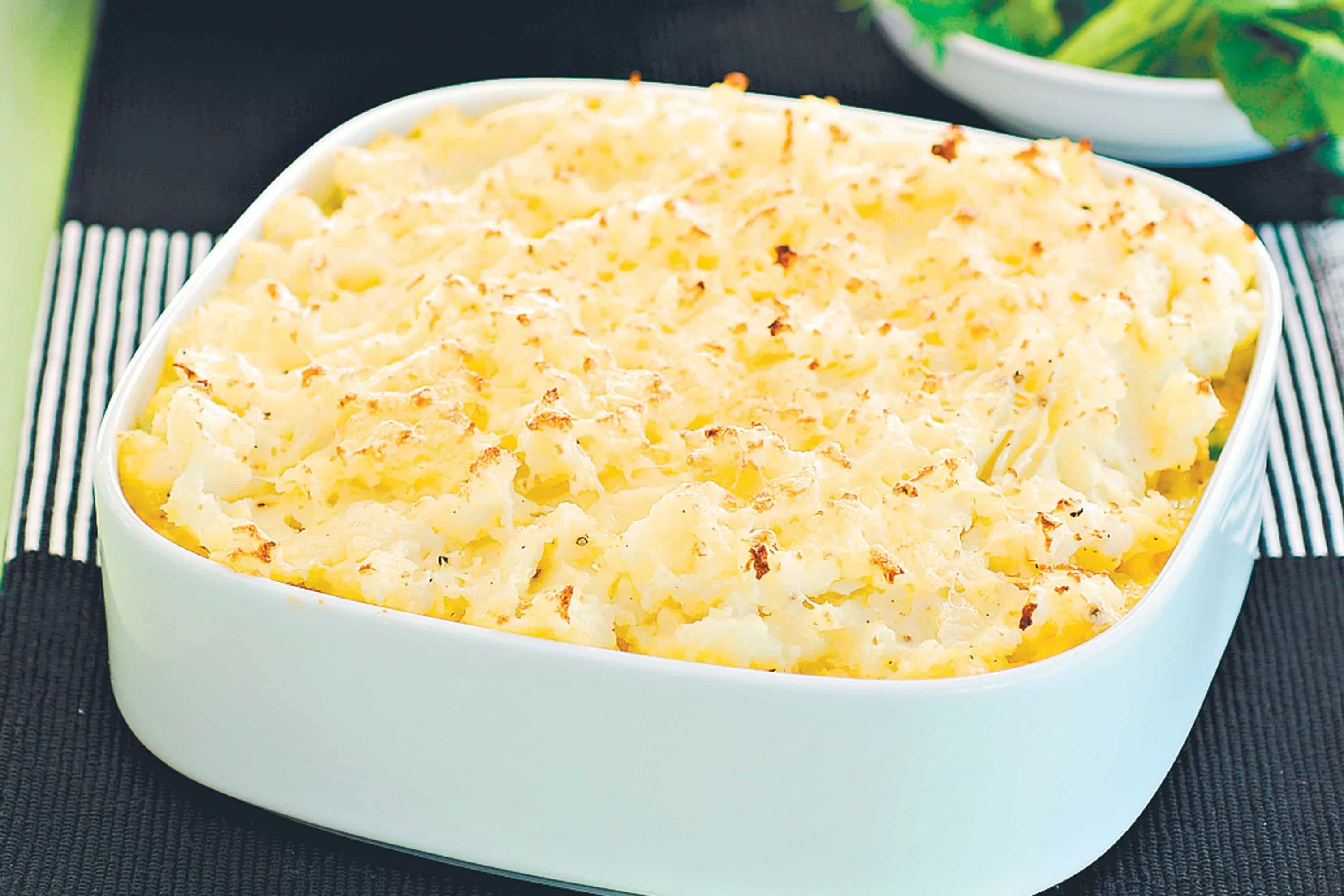 How to make Tuna Pie With Potato Topping Recipe