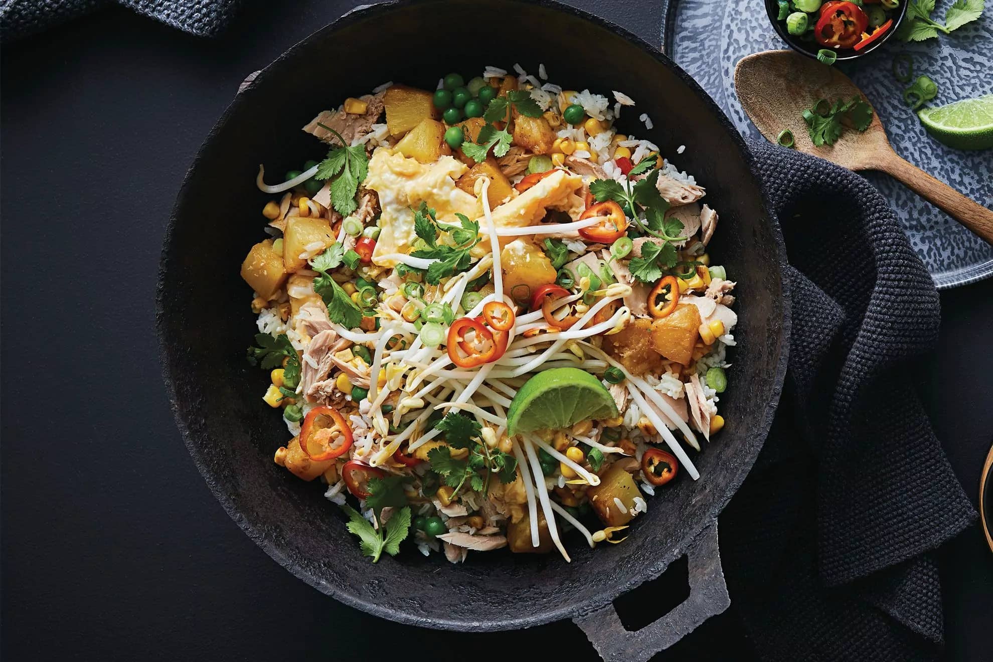 How to make Tuna And Pineapple Thai Fried Rice Recipe