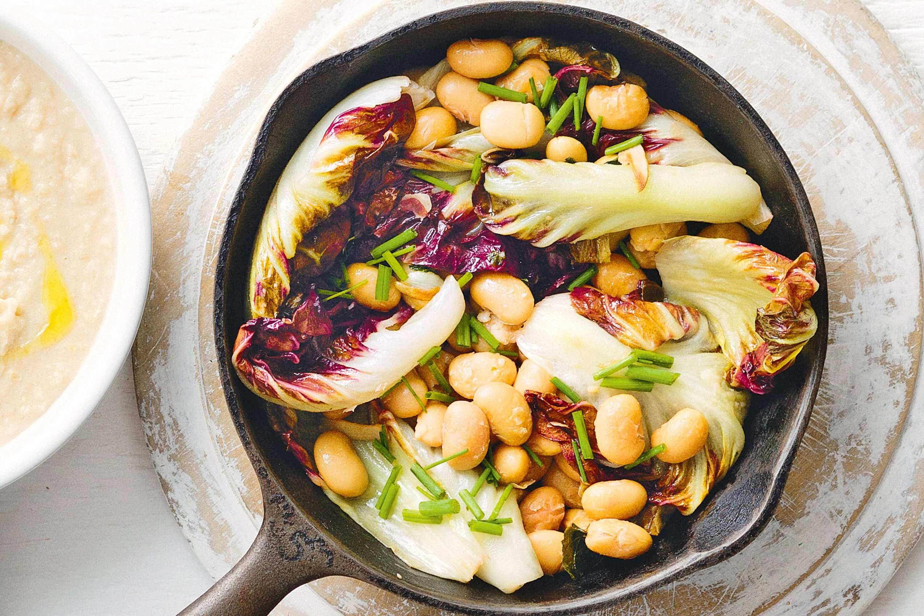 How to make Warm Radicchio And Butter Bean Salad Recipe