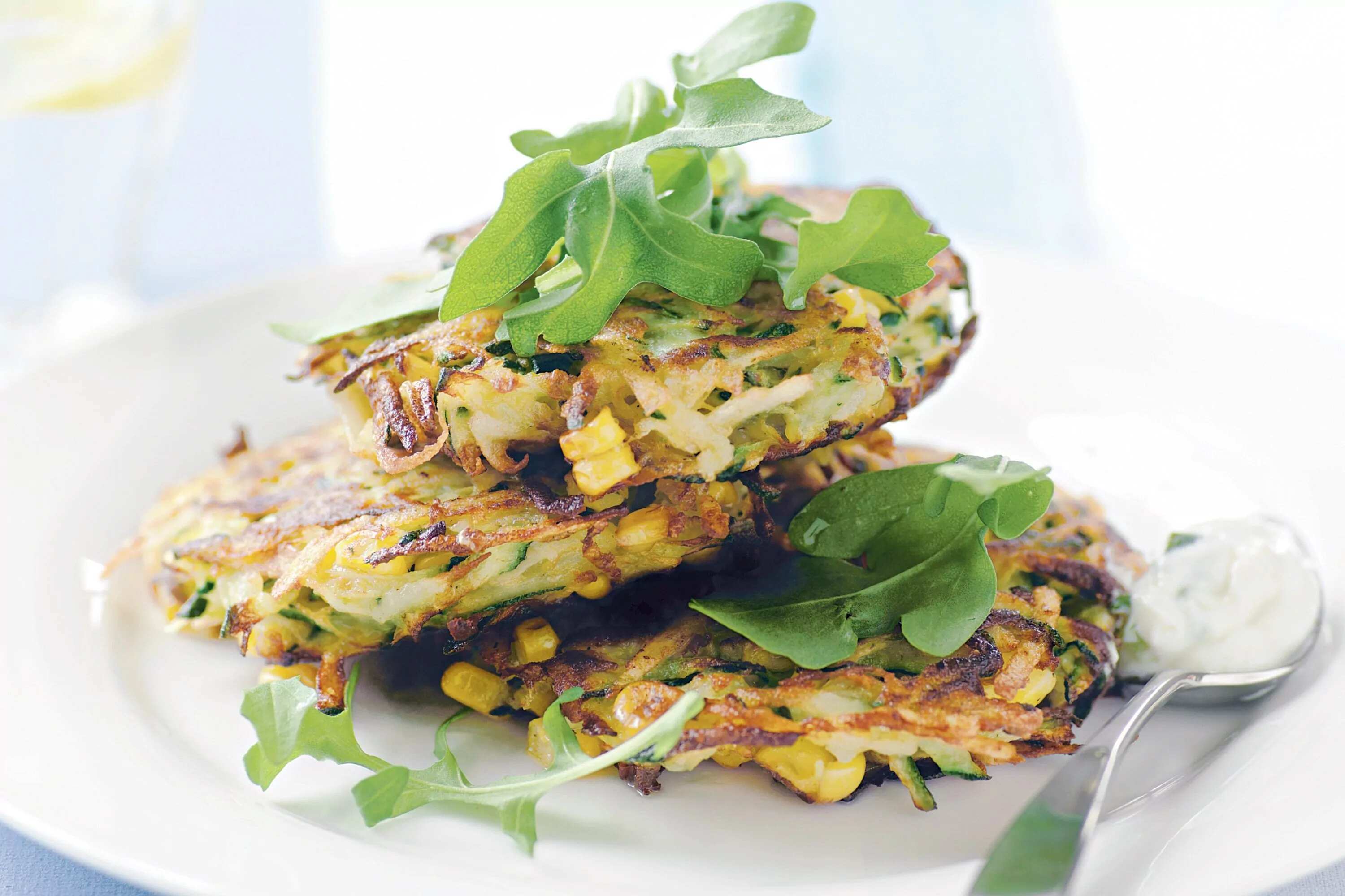 How to make Zucchini & Corn Fritters Recipe