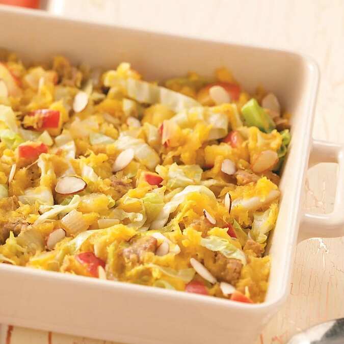 Acorn Cabbage Bake