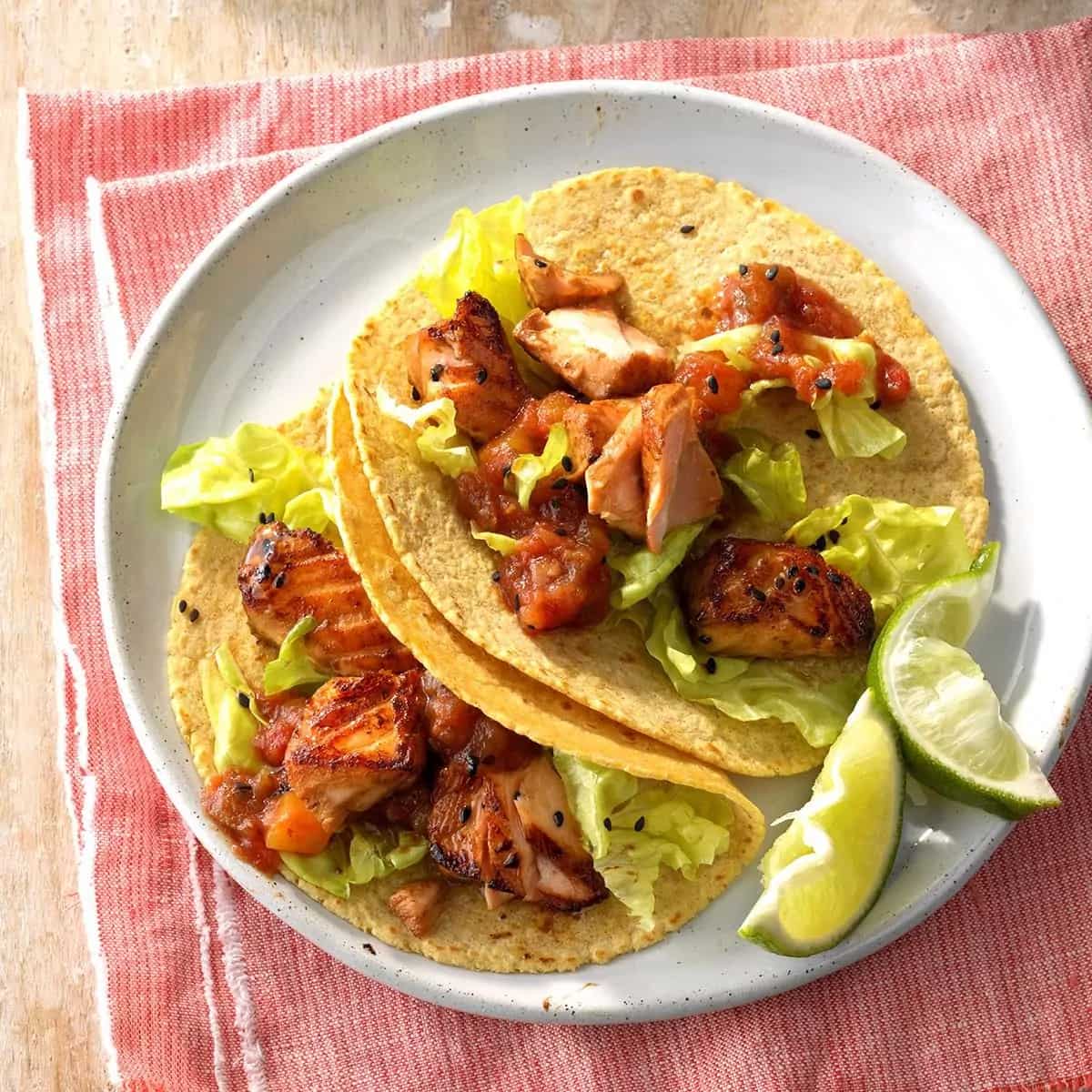 How to make Asian Salmon Tacos Recipe