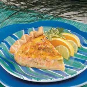 How to make Cheddar Salmon Quiche Recipe