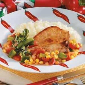 How to make Confetti Pork Chops Recipe