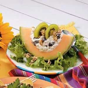 Cottage Cheese Cantaloupe Salad