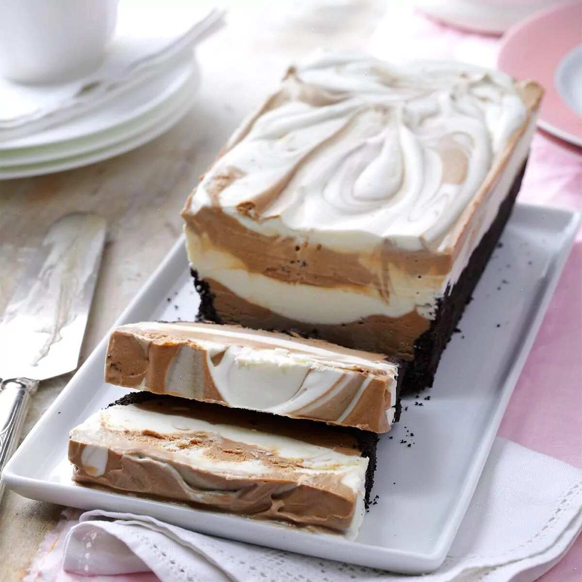 How to make Frozen Mocha Marbled Loaf Recipe