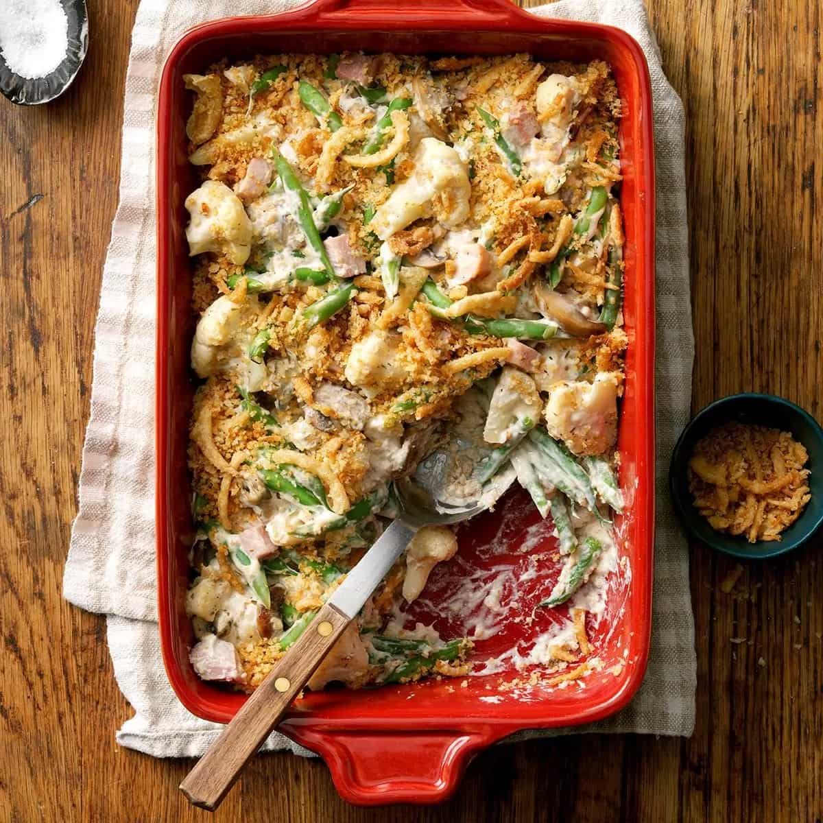 How to make Green Bean And Cauliflower Casserole Recipe