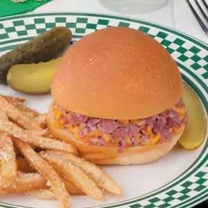 Hot Corned Beef Buns