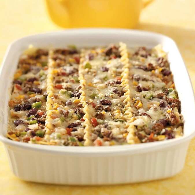 Lighter Lasagna Corn Carne