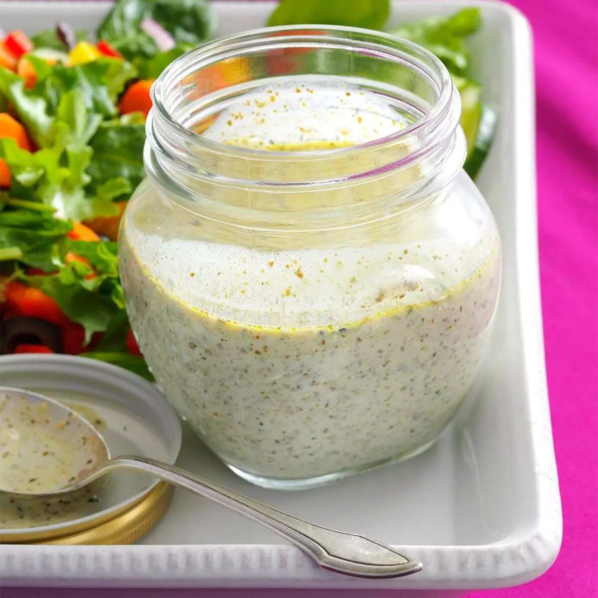 How to make Pesto Buttermilk Dressing Recipe