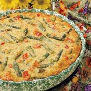 Salmon Asparagus Tart Salmon Asparagus Tart