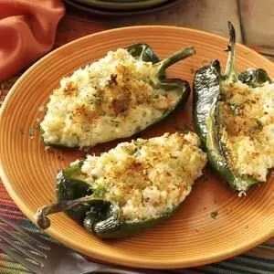 How to make Shrimp-stuffed Poblano Peppers Recipe