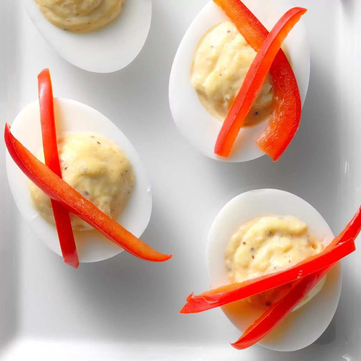 How to make Slim Crab Cake Deviled Eggs Recipe