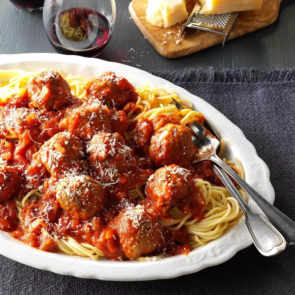 How to make Slowcooker Spaghetti & Meatballs Recipe