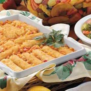 Spanish Corn With Fish Sticks