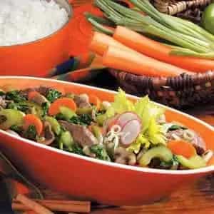 How to make Spinach Beef Stir-fry Recipe