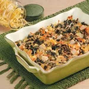 How to make Spinach Turkey Noodle Bake Recipe