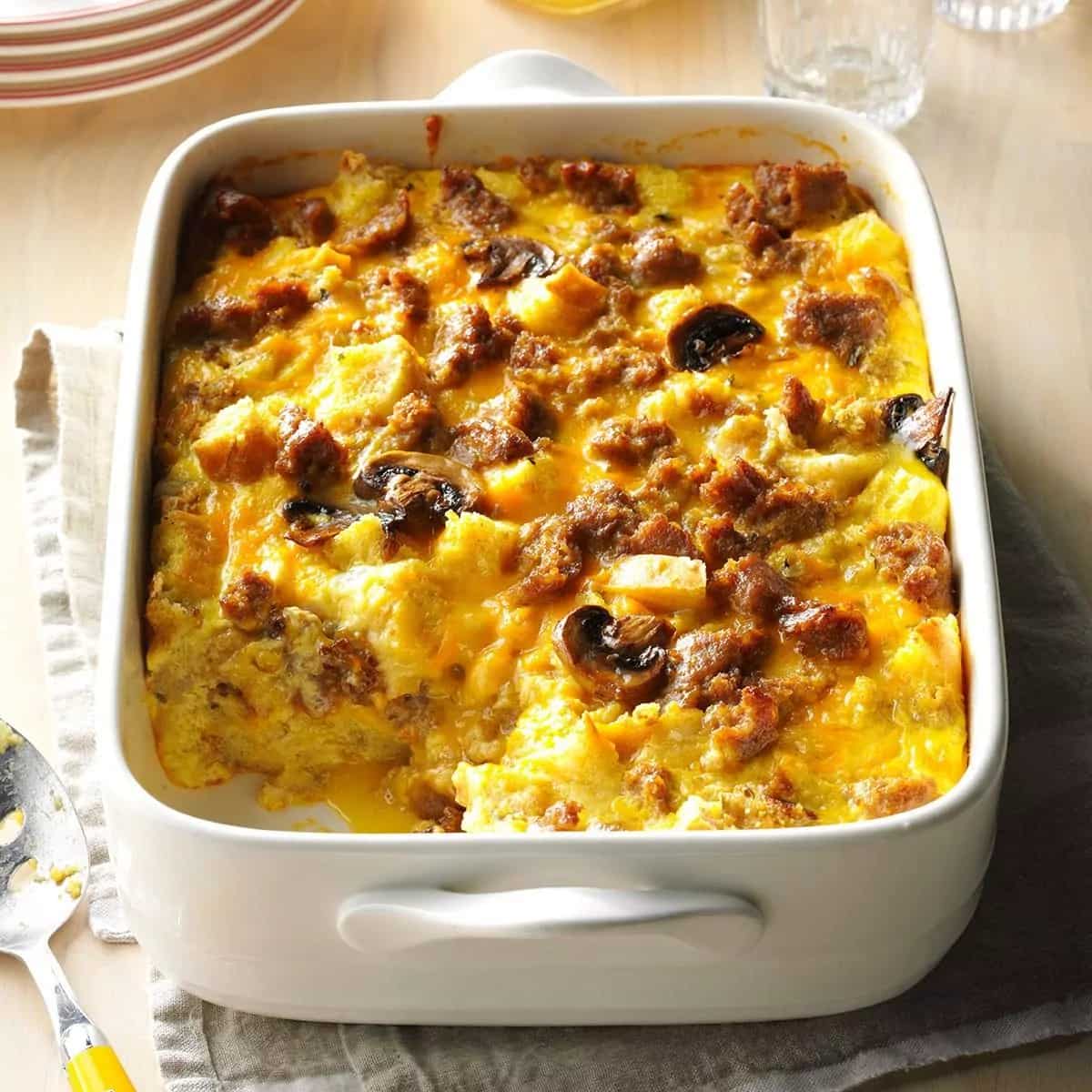 How to make Stuffing & Sausage Strata Recipe