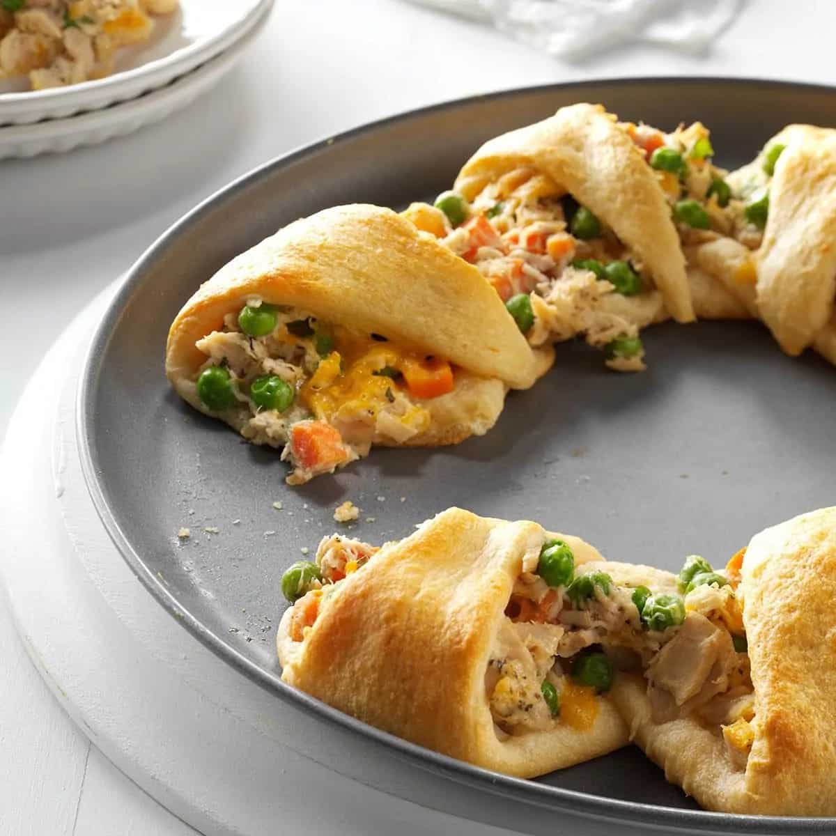 Tuna Cheese Crescent Squares
