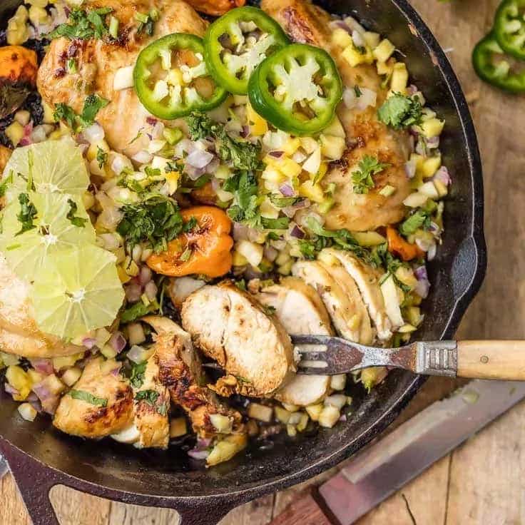 How to make Skinny One Pan Caribbean Jerk Chicken Recipe