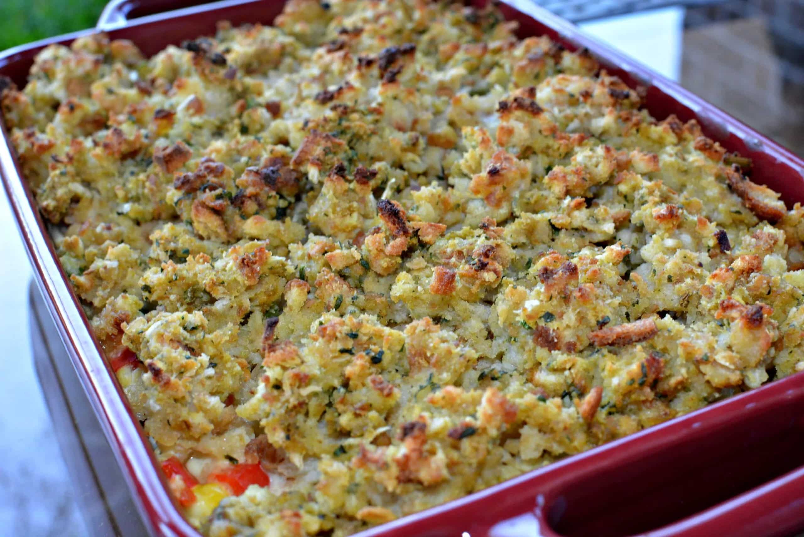 How to make Stuffing Topped Chicken Pot Pie Recipe