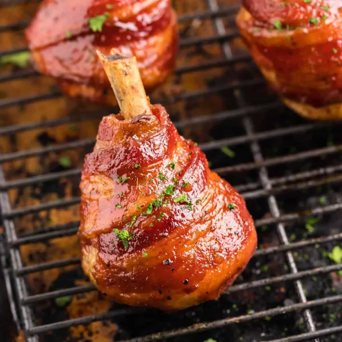 How to make Smoked Bacon Wrapped Chicken Lollipops Recipe