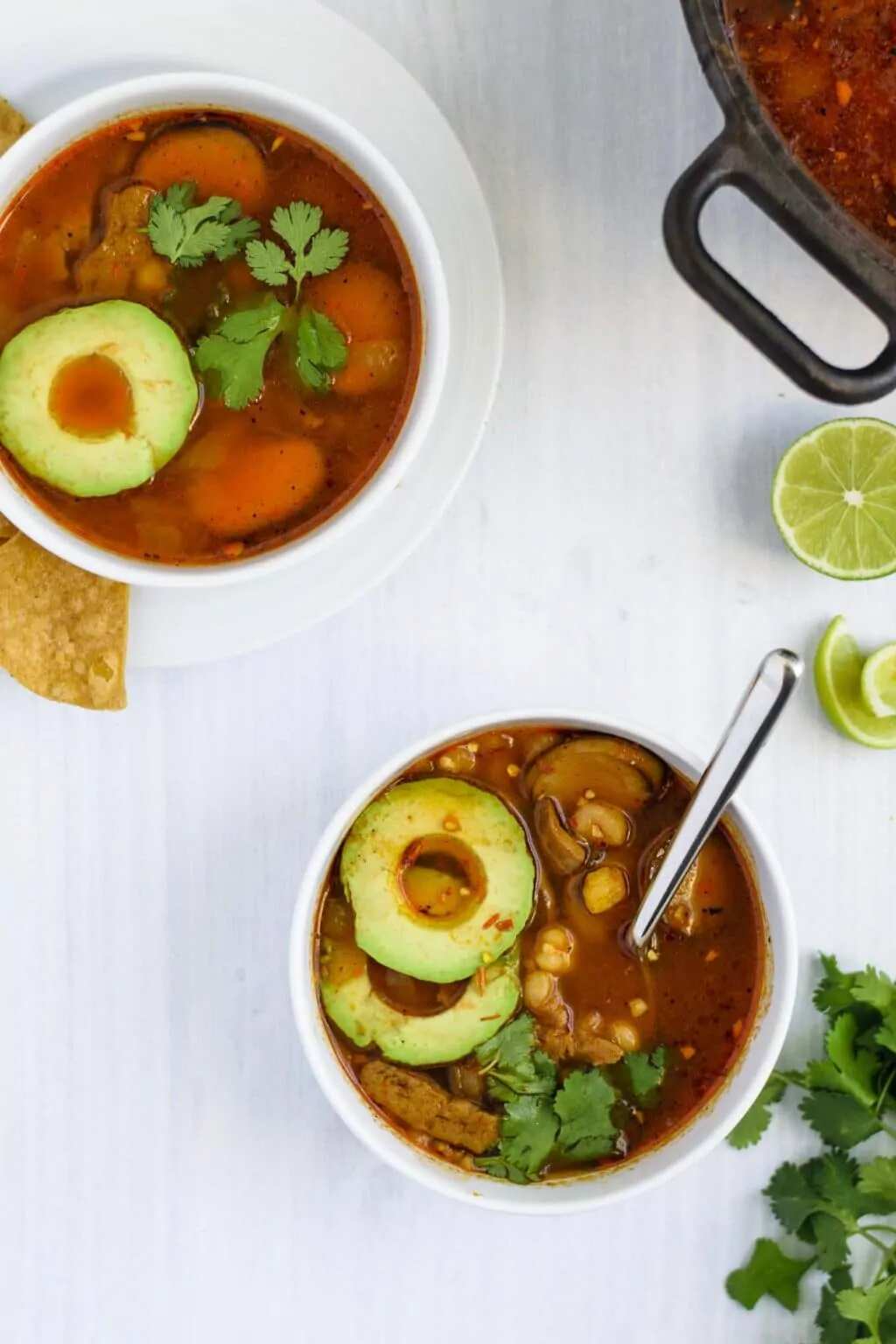 How to make Seared Seitan And Mushroom Pozole Recipe
