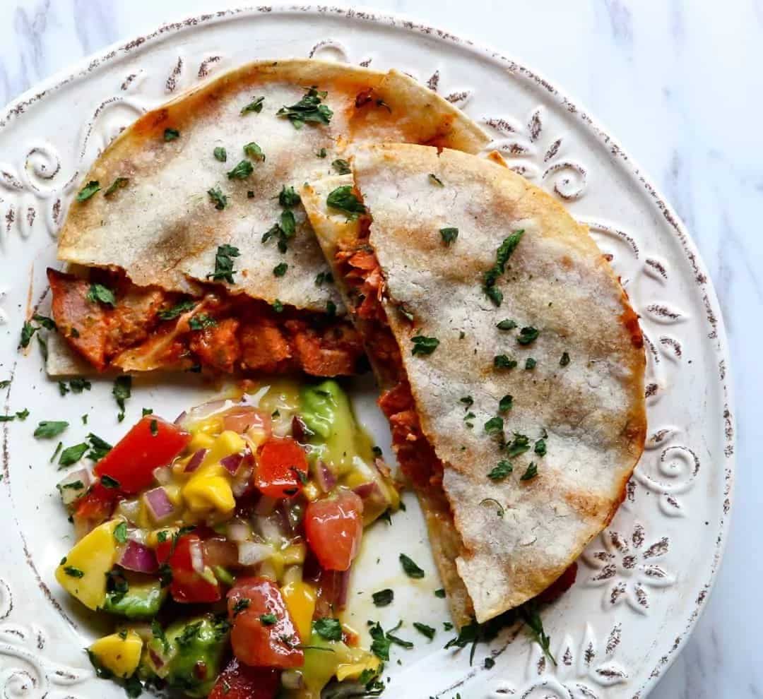 How to make Sriracha Salmon Quesadillas Recipe