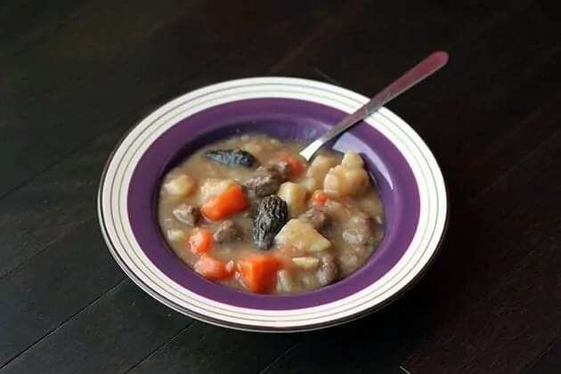 Elk And Morel Stew