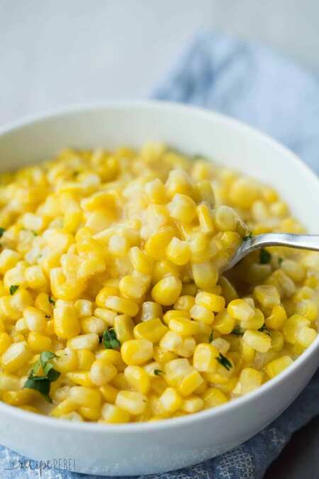 No Cream Creamed Corn