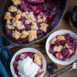 How to make Paleo Blackberry Cobbler Recipe