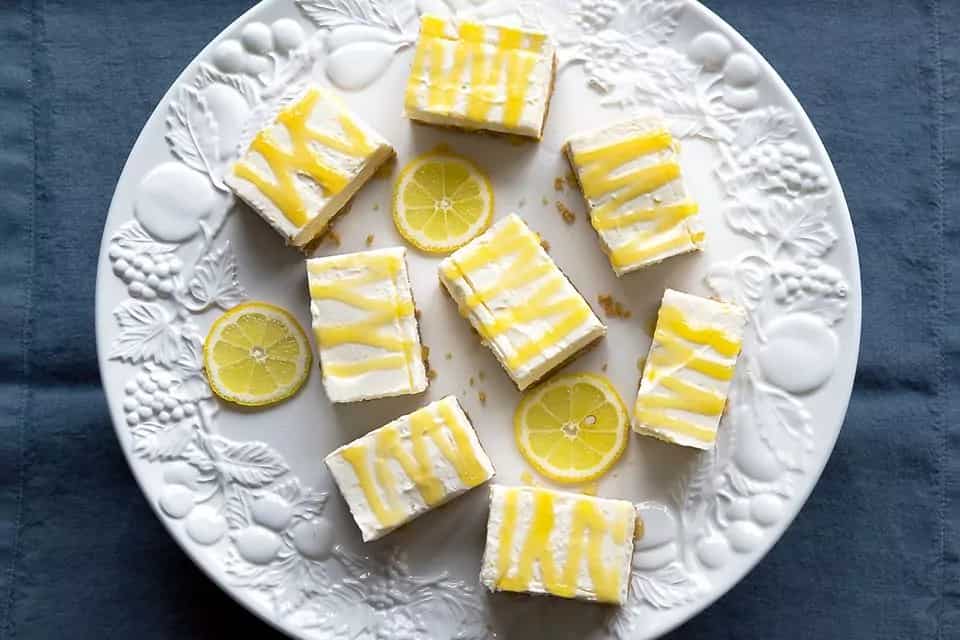 How to make No-bake Lemon And Ricotta Cheesecake Bars Recipe
