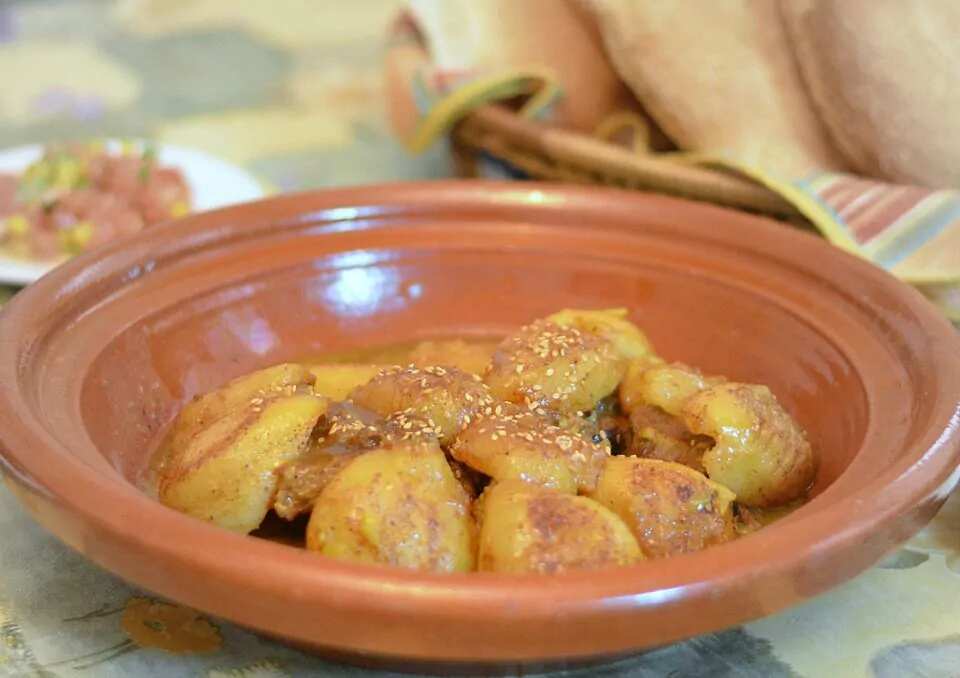 How to make Moroccan Lamb Or Beef Tagine With Pears Recipe