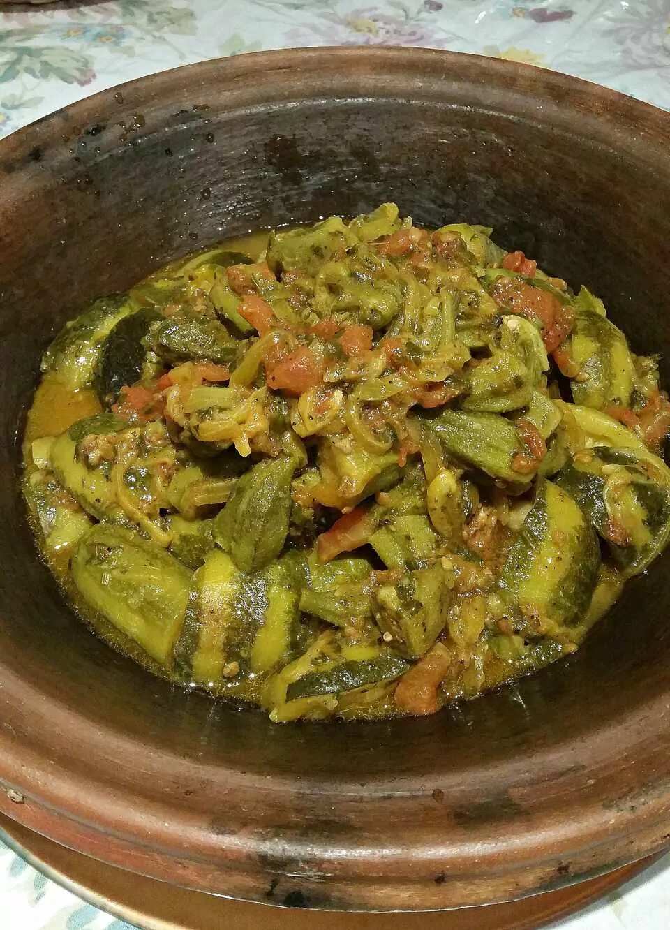 How to make Moroccan Okra Zucchini And Tomato Tagine Recipe